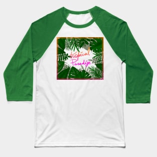 Tropical Paradise Baseball T-Shirt